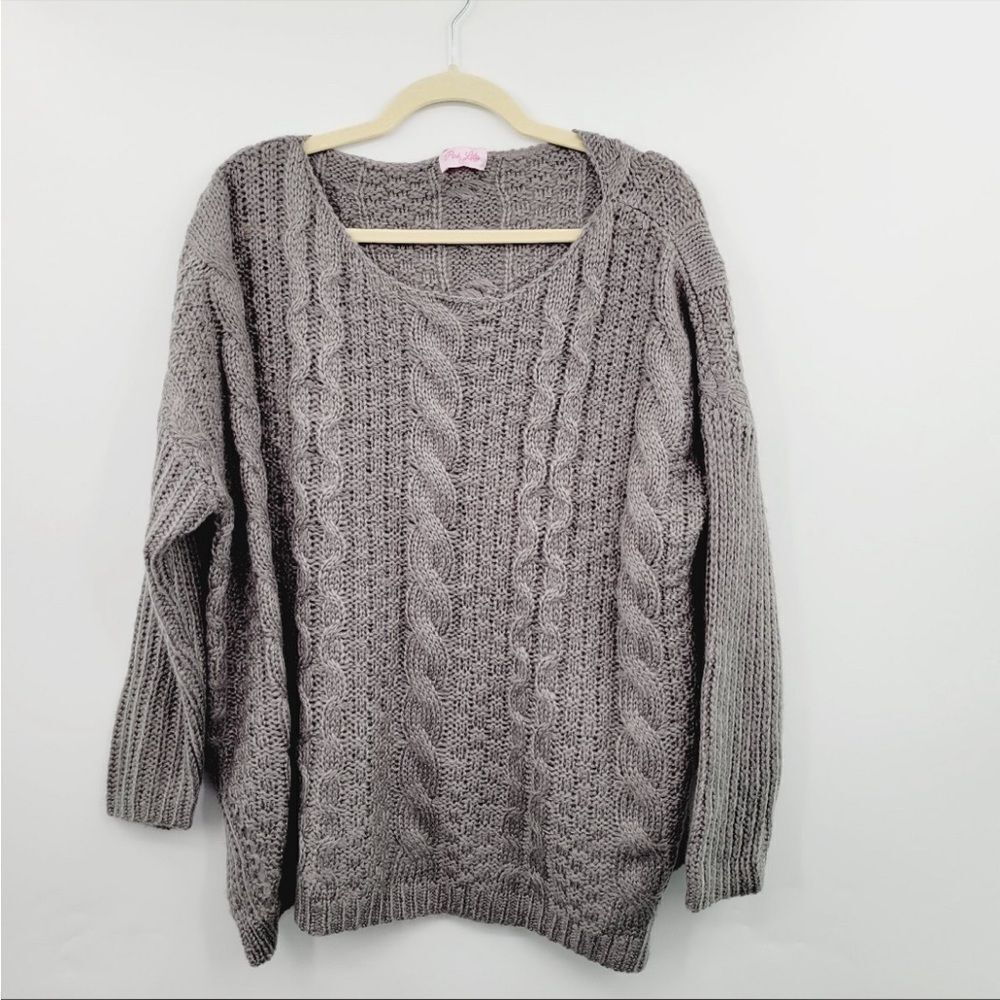 Pink Lilly small oversized sweater